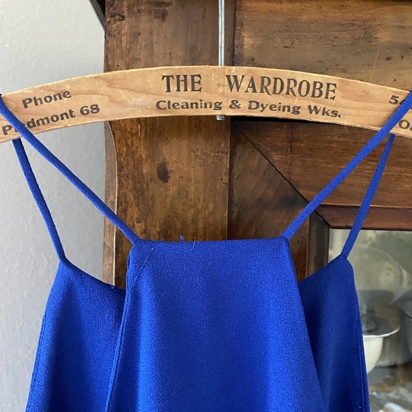 Paper Crane Royal Blue Square Neck Top - Picture 6 of 7